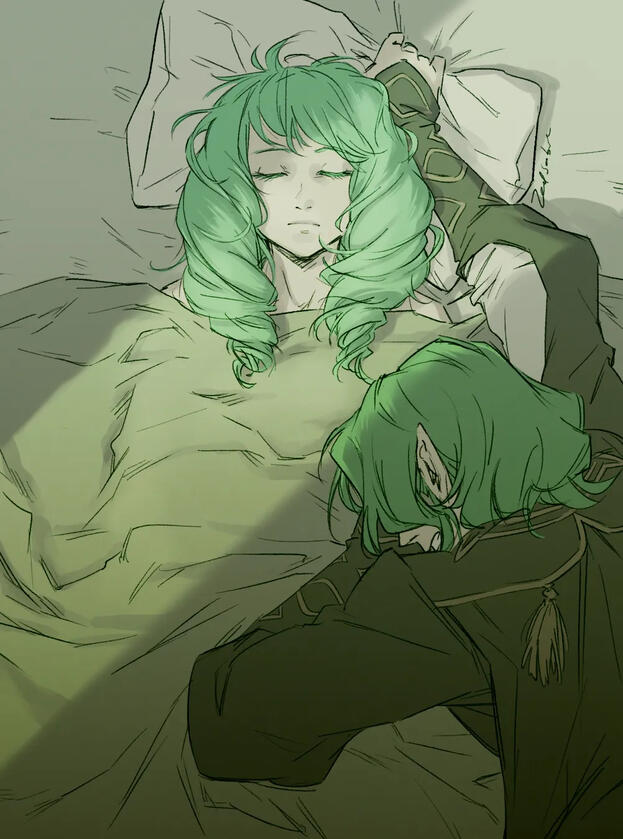 Seteth and Flayn zedsabre